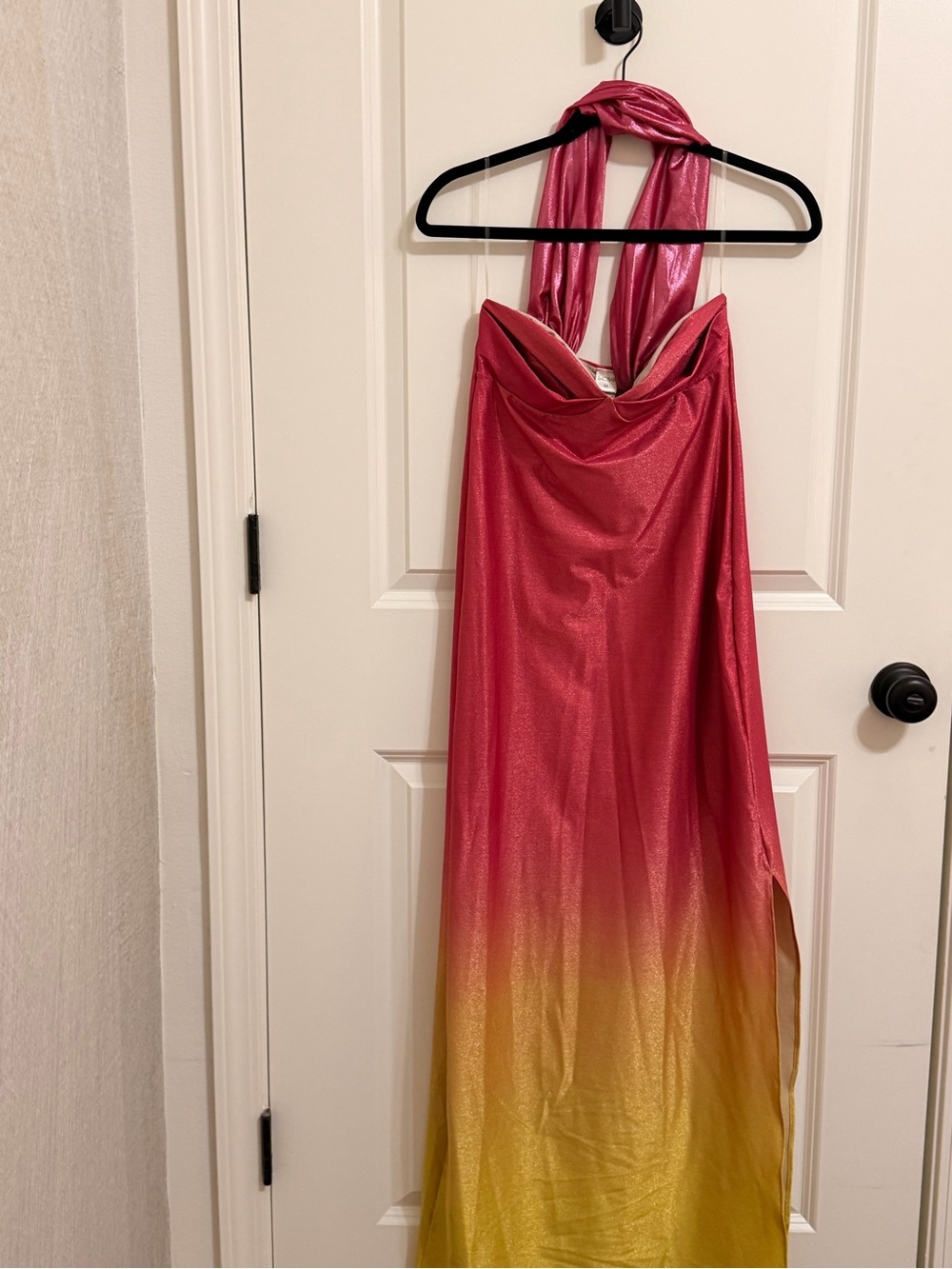 Baobab Collection Pink Draped Halter Top